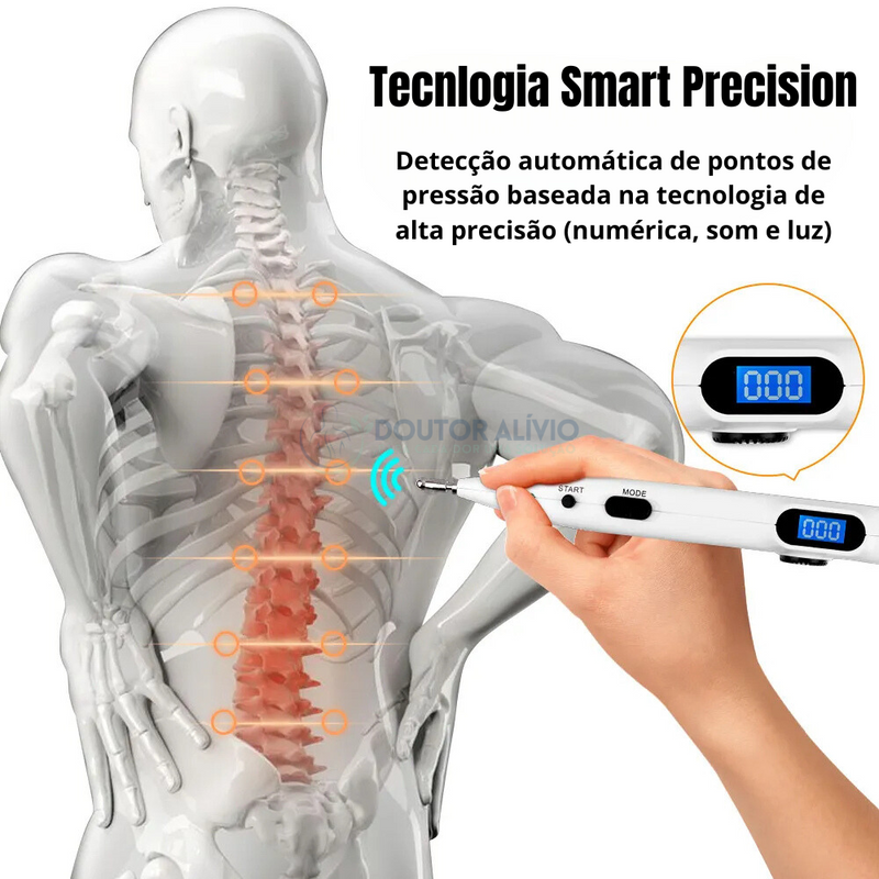 AcuPoint - Caneta de Acupuntura Com Display Digital Profissional