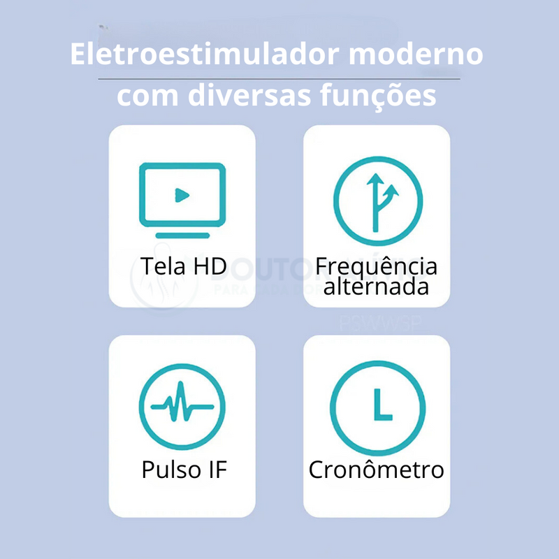 EletroWave - Eletroestimulador Digital 8 Modos