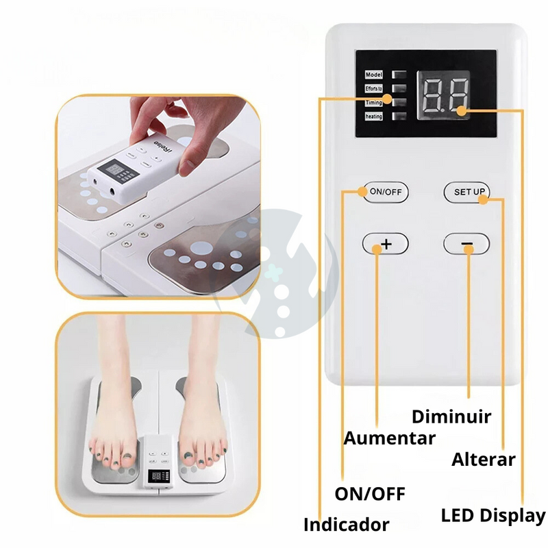 Feet Relax Pro - Dispositivo Eletroestimulador Para Os Pés E Pernas