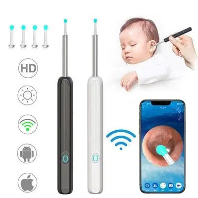 Ear Cleaner - Removedor de Cera Com Mini Câmera Wireless Doutor Alívio - Para Cada Dor Uma Solução