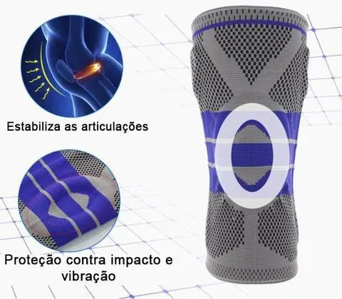 EasyFit - Joelheira de Compressão Com Suporte Patelar Doutor Alívio - Para Cada Dor Uma Solução