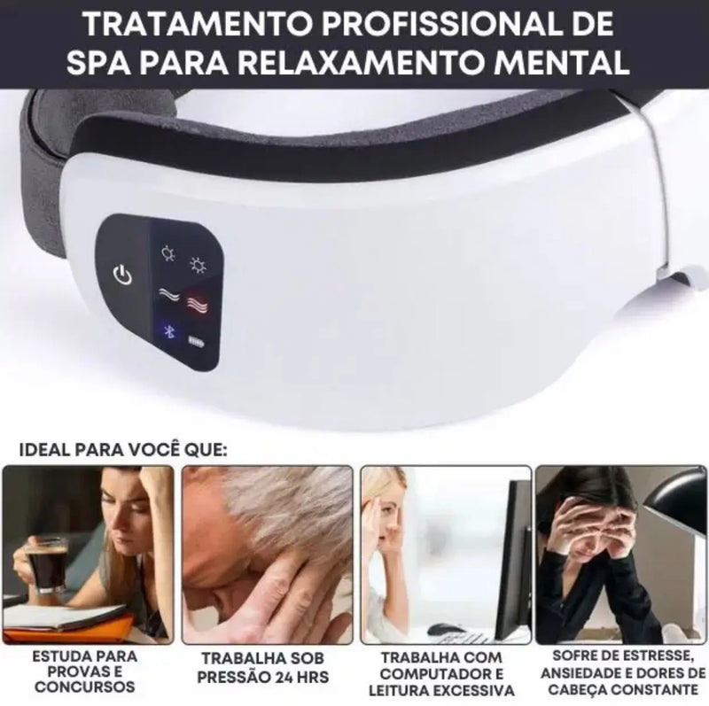 EyeSpa - Massageador 4D Para Os Olhos - Doutor Alívio - Dores Nunca Mais