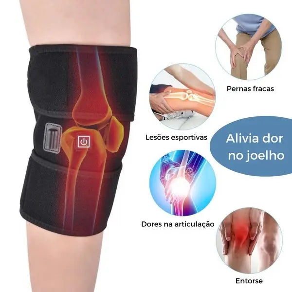 Knee Comfort - Joelheira de Aquecimento Elétrica Infravermelho para Alívio da Dor e Recuperação - Doutor Alívio - Para Cada Dor Uma Solução