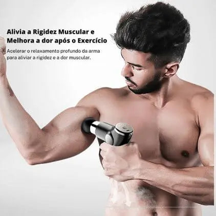 Pistolax - Pistola de Massagem Profissional - Doutor Alívio - Dores Nunca Mais