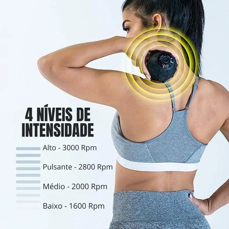 RevitaBall - Bola de Massagem Para Recuperação Muscular, Liberação Miofascial e Alívio Das Dores Doutor Alívio - Para Cada Dor Uma Solução